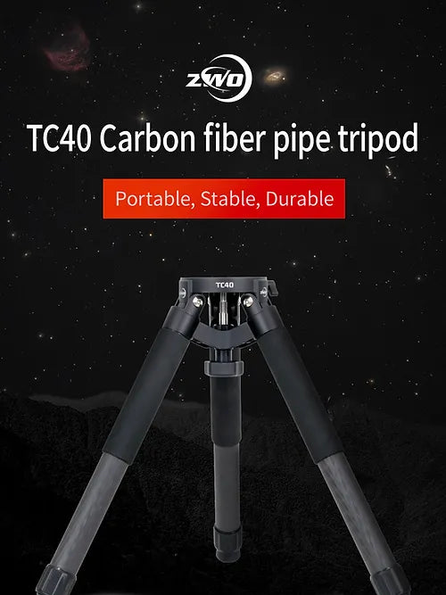 ZWO TC40 Carbon Fiber Pipe Tripod for AM5