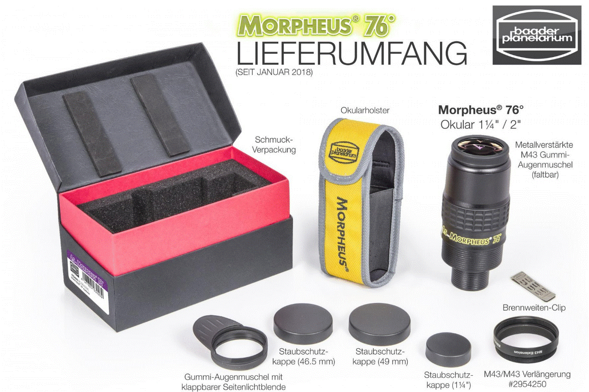 Baader Morpheus Wide Angle Eyepiece [4.5,6.5,9,12.5,14,17.5]